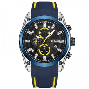 Sport militar Baogela Men \\\\ Militară ceasuri pentru bărbați impermeabili moda albastru cu curea siliconică de mână om de lux Top Brand Luminous Watch 22705